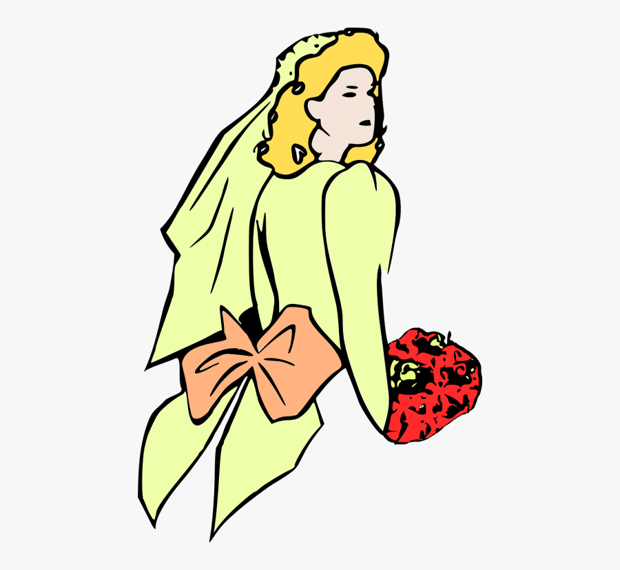 Bridal Clipart 2, Buy Clip Art - Outline Pictures Of Flowers, Transparent Clipart