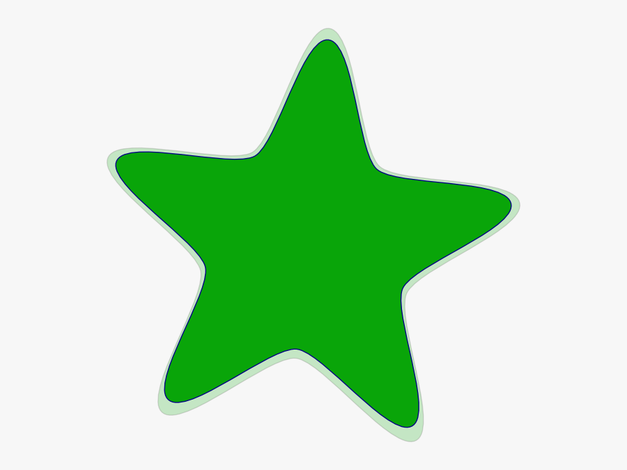 Star Breathing - Green Star Clipart, Transparent Clipart
