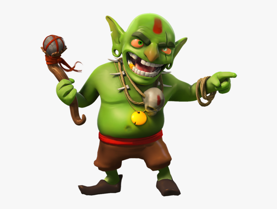 Clash Of Clans Goblin Png - Goblin Clash Royale Png, Transparent Clipart