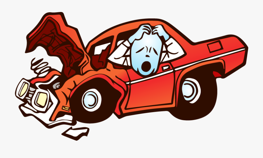 Wrecked Car Clip Art, Transparent Clipart