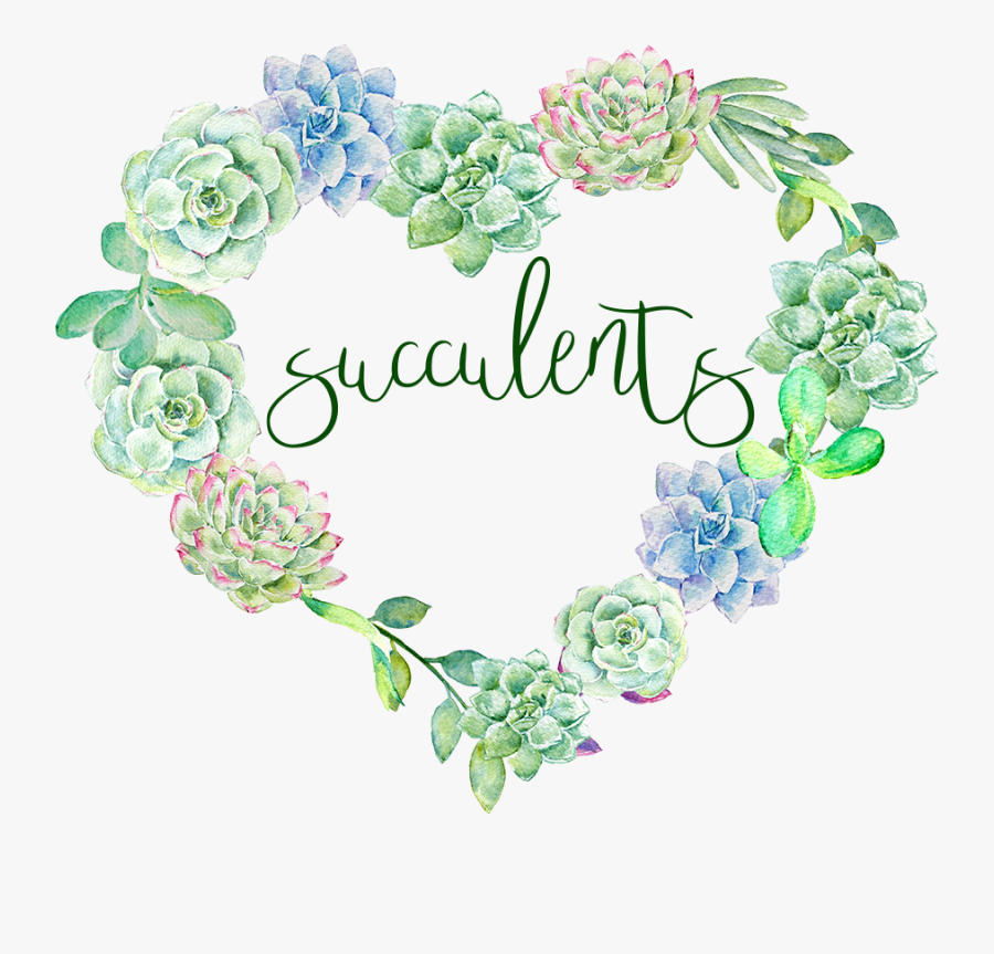 Image Transparent Library Invitation Paper Plant Watercolor - Succulent Watercolor Painting Invitation, Transparent Clipart