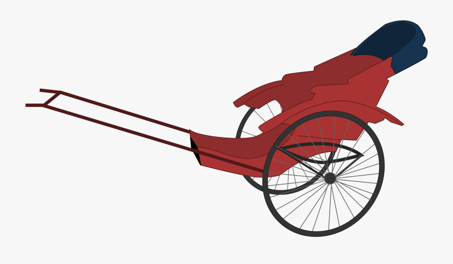 Mode - Clipart - Pulled Rickshaw Clipart Png, Transparent Clipart
