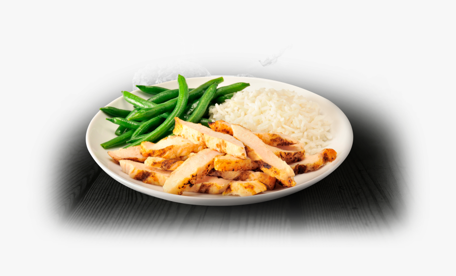 Picture Library Library Grilled With And Green Beans - Grilled Chicken With Rice And Green Beans, Transparent Clipart