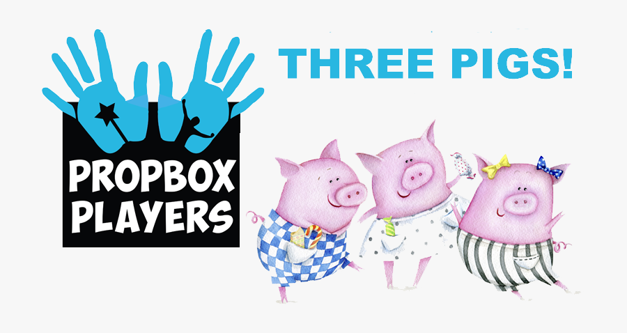 The 3 Little Pigs - Three Pigs Happy Birthday, Transparent Clipart