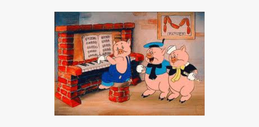 The Three Little Pigs - Three Little Pigs Walt Disney, Transparent Clipart