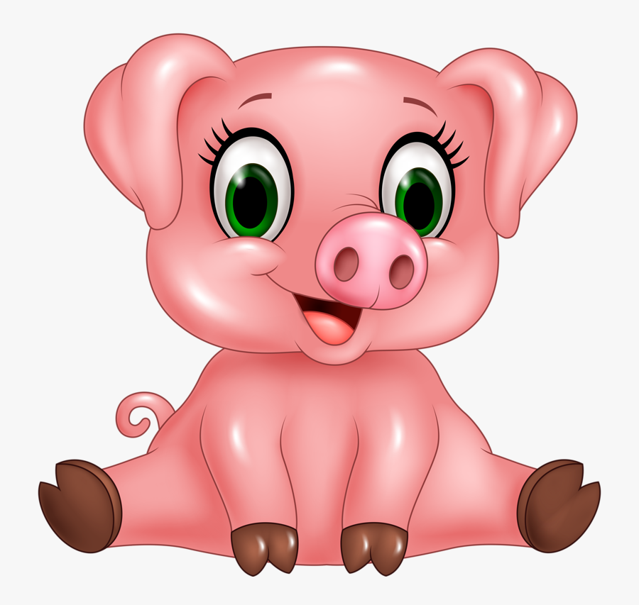 Download Svg Royalty Free Library Three Little Clipart Pigs - Baby Cartoon Cute Pig , Free Transparent ...