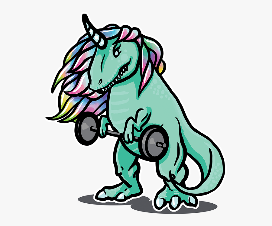 Unicorn And T Rex Drawings, Transparent Clipart
