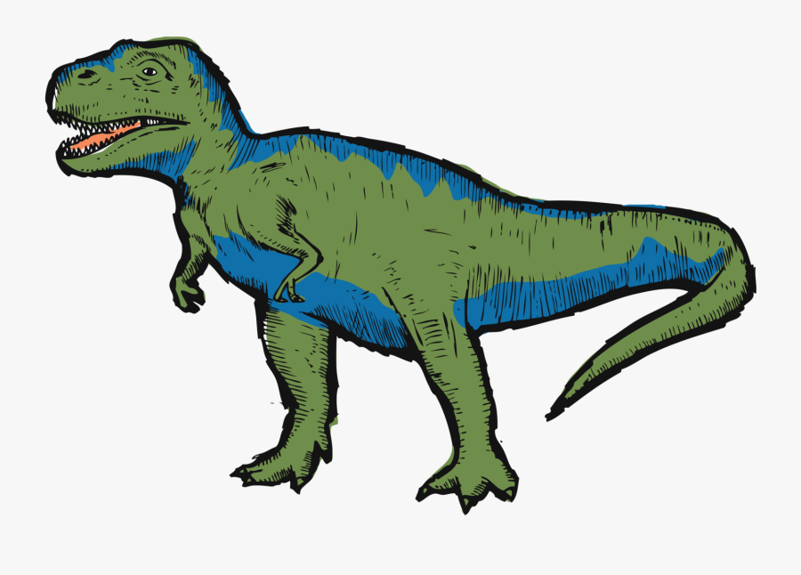 Small T Rex Dinosaur Tattoo, Transparent Clipart