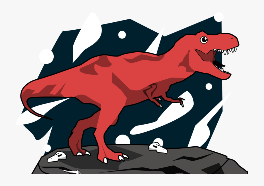 Tyrannsaurus Rex Cartoon Illustration Art Illustrator - Illustration, Transparent Clipart