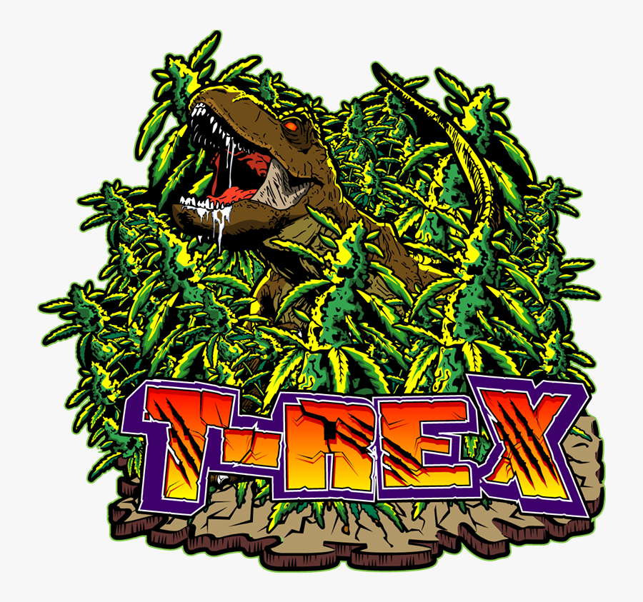 T-rex Logo - T Rex กัญชา, Transparent Clipart
