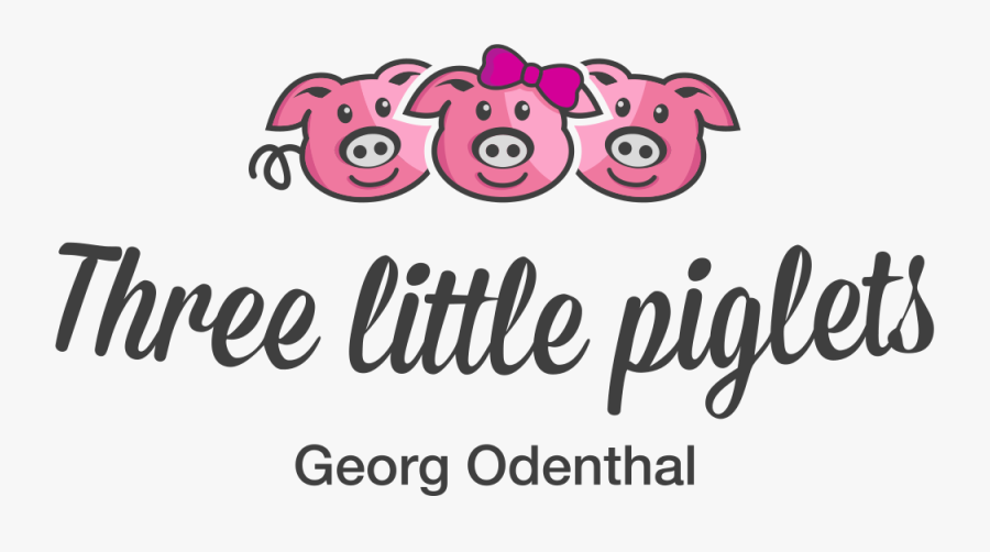 Three Little Pigs Clipart, Transparent Clipart