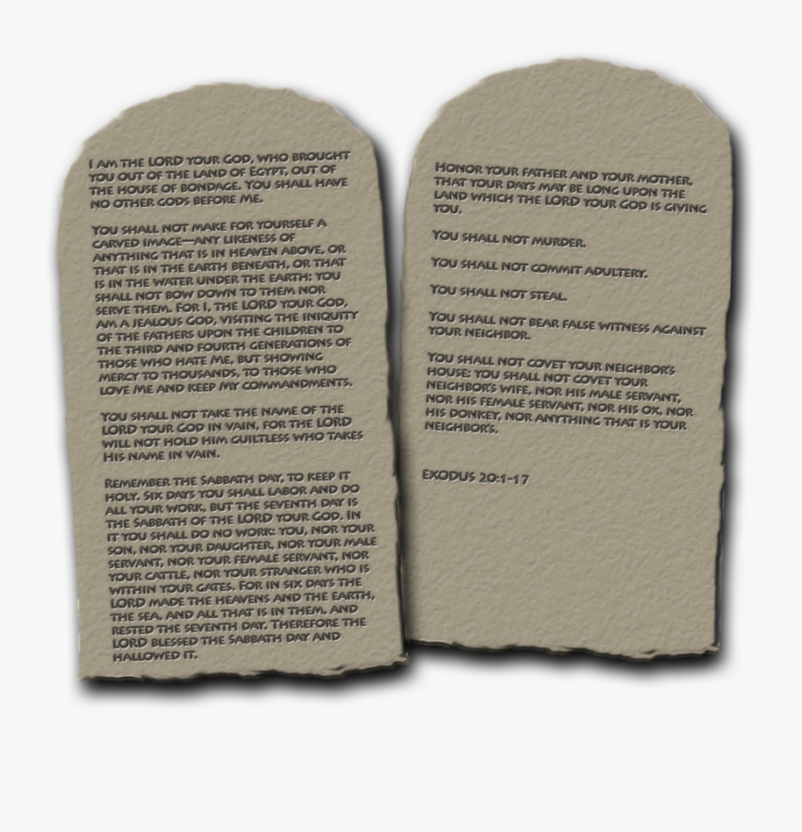 Ten Commandments Png Hd Transparent Ten Commandments, Transparent Clipart