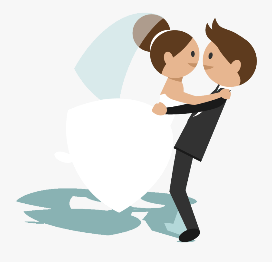 Ten Commandments Clipart Stone Tablet - Cute Cartoon Wedding Couple, Transparent Clipart