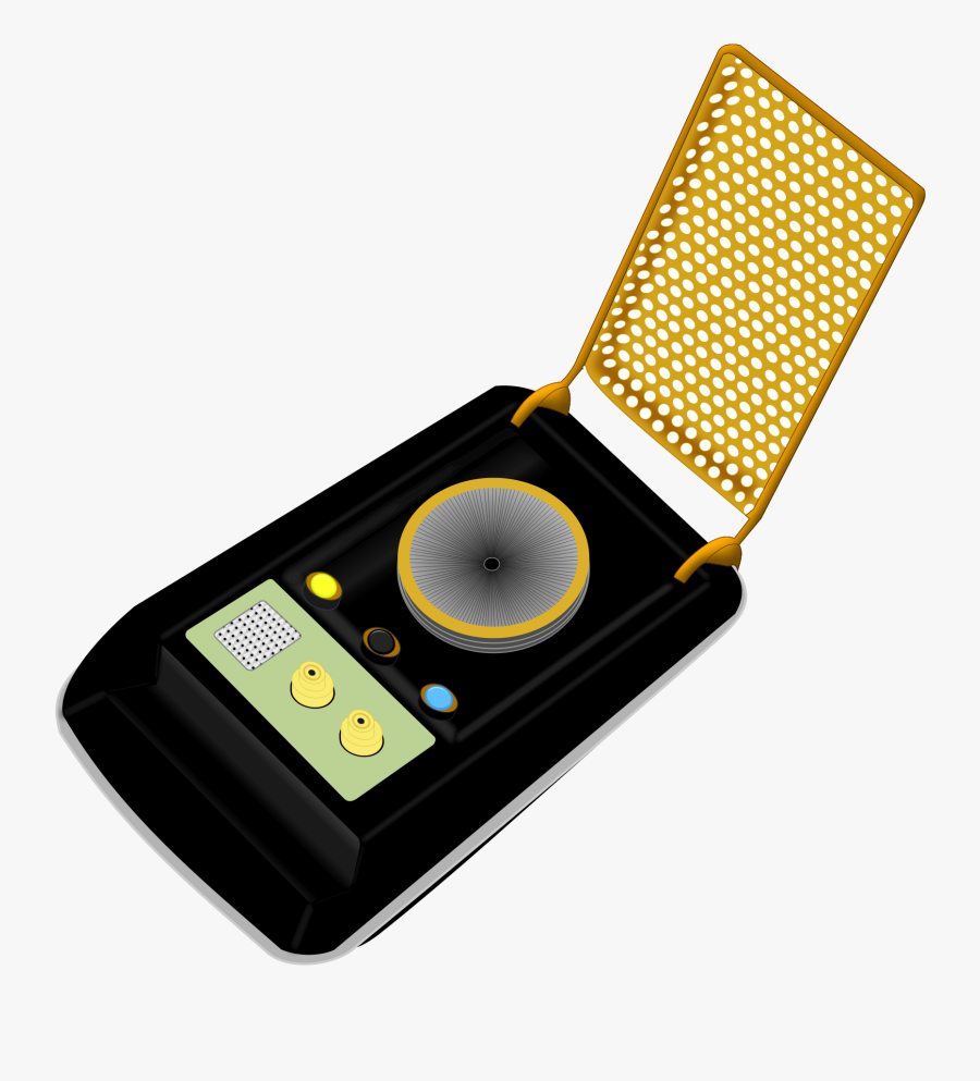 Universal Communicator - Star Trek Communicator Transparent, Transparent Clipart