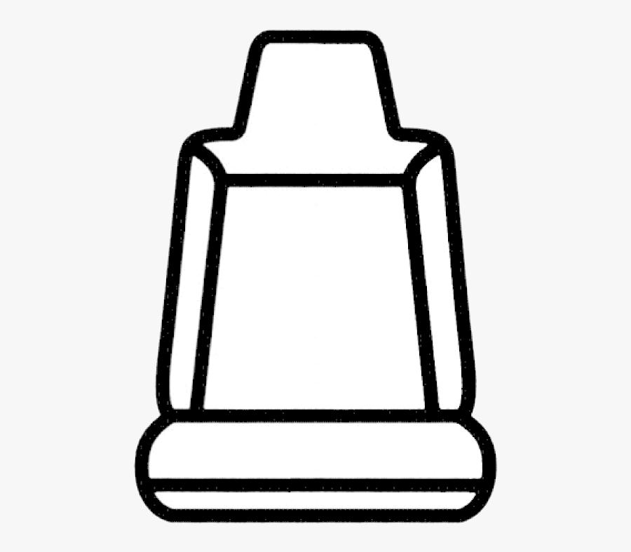 Universal Size High Back Bucket Seat Cover Suitable - Билет 11 Дополните Вид Спереди Недостающими Линиями, Transparent Clipart