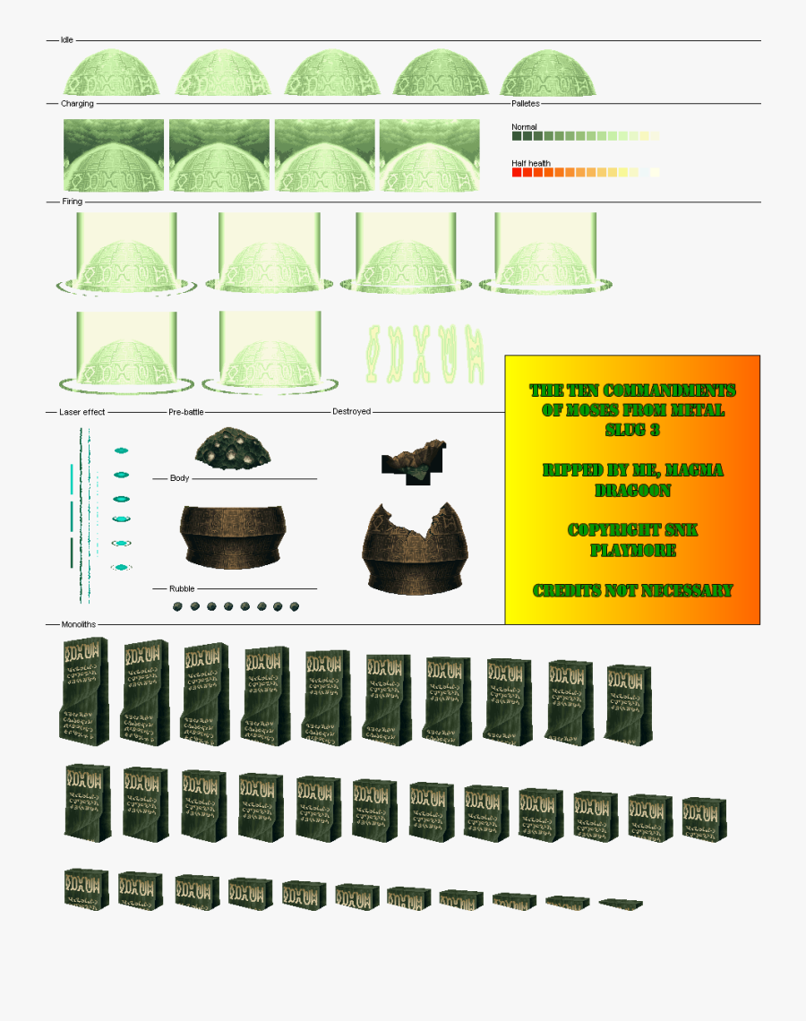 Transparent Ten Commandments Png - Monoeye Ufo, Transparent Clipart