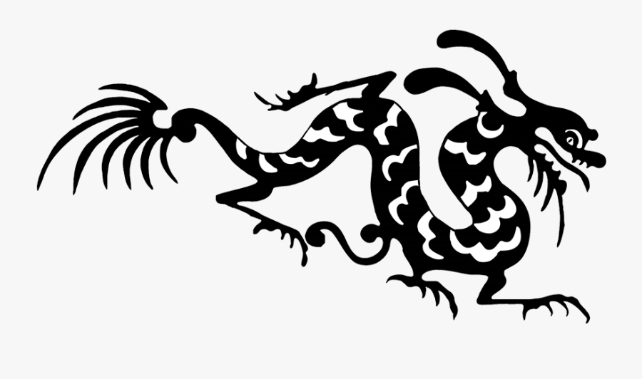 Art,true Salamanders And Character,tail - Chinese Black Dragon Png, Transparent Clipart