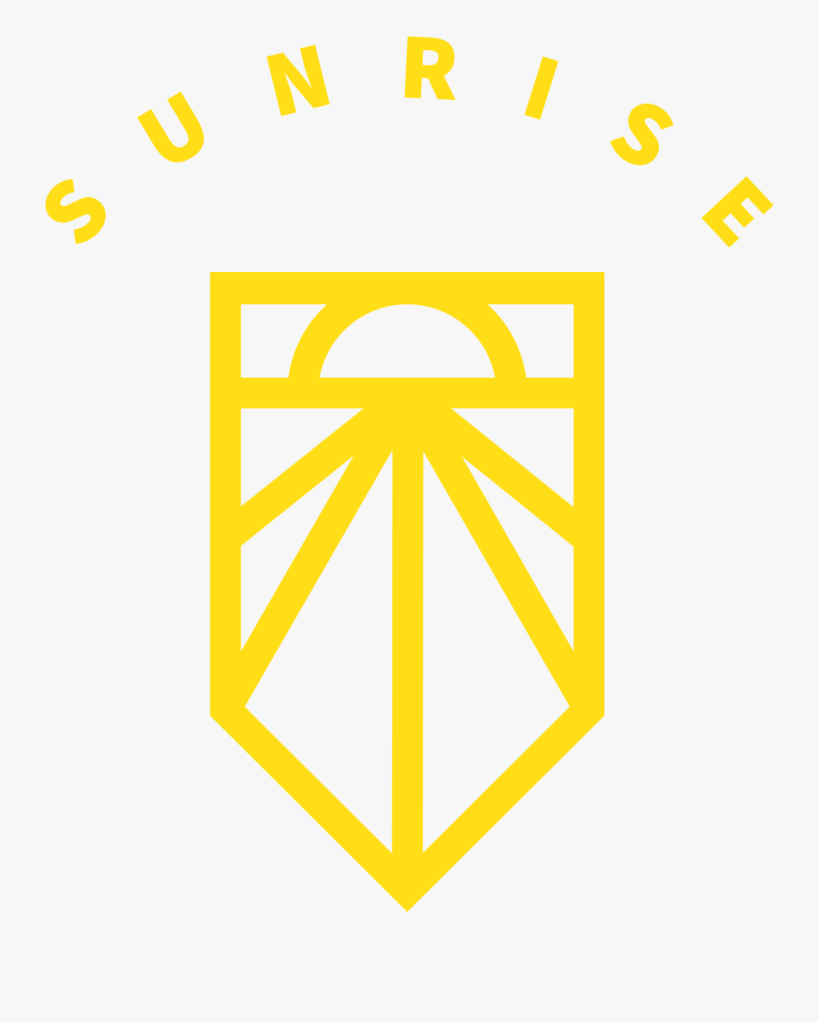 Sunrise Primaryname Yellow - Sunrise Movement Logo, Transparent Clipart