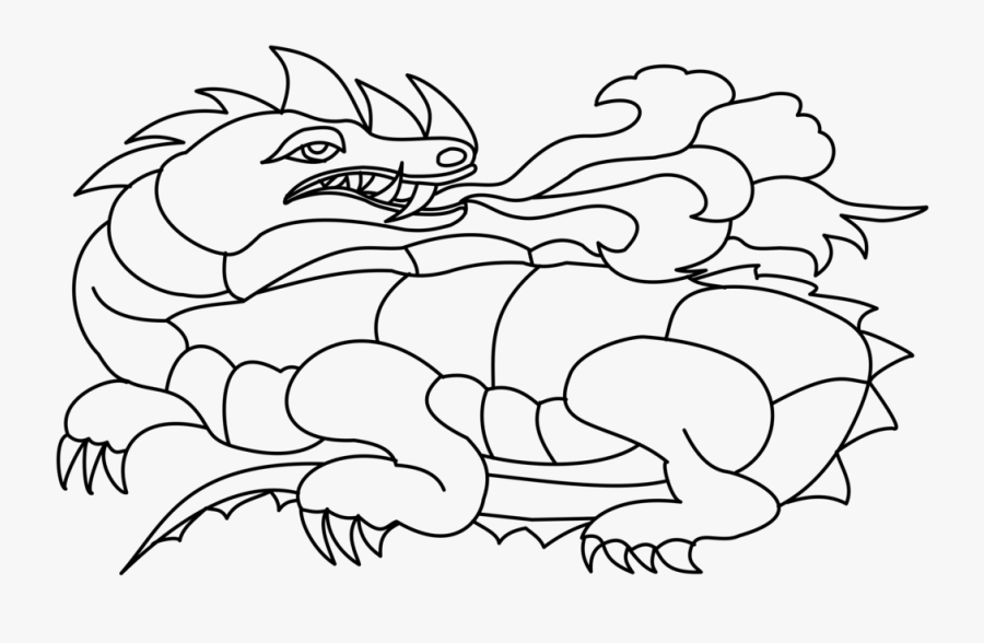 Art,monochrome Photography,beak - Coloriage Dragon Qui Crache Du Feu, Transparent Clipart