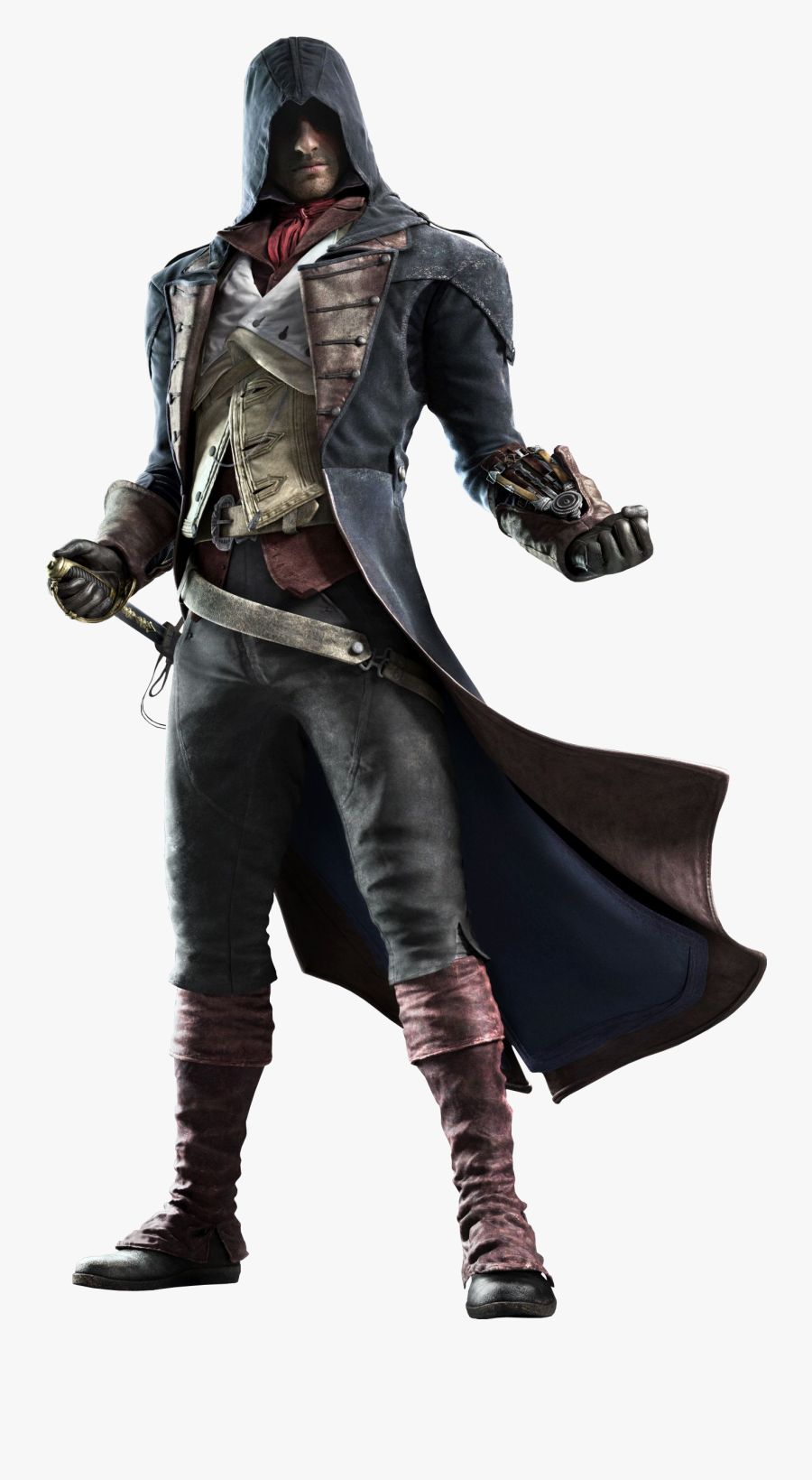 Assassins Creed Unity Clipart - Assassin's Creed Unity Personnage, Transparent Clipart