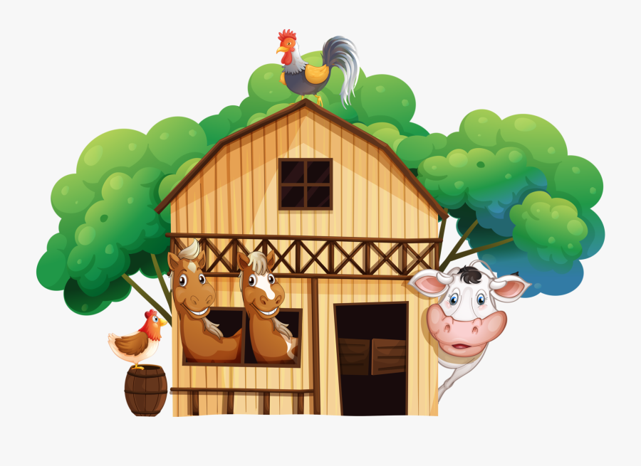 Png Barn - Farm White Background, Transparent Clipart
