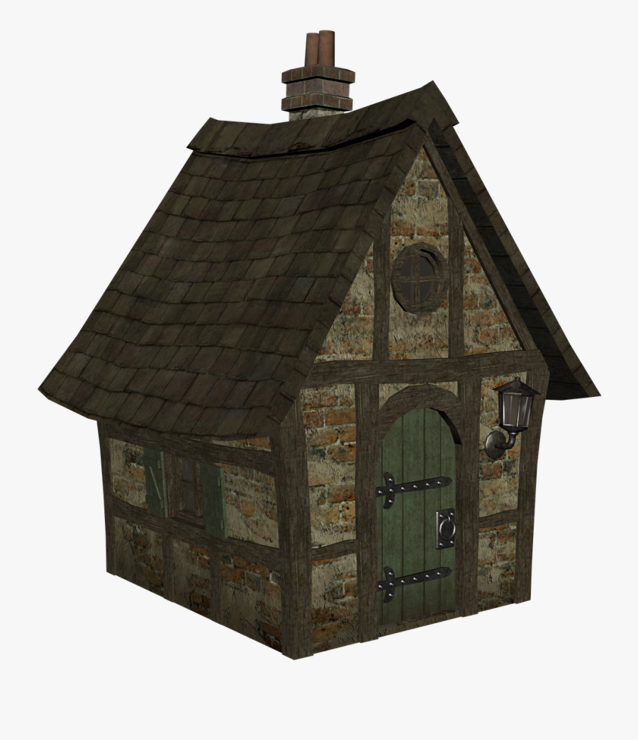 Medieval Architecture House Clip - House Clipart, Transparent Clipart