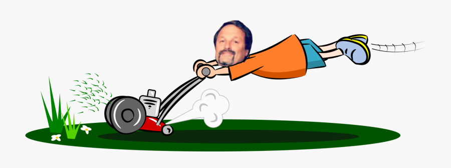 Bergen County Lawn Maintenance - Lawn Mowing Funny Cartoon, Transparent Clipart