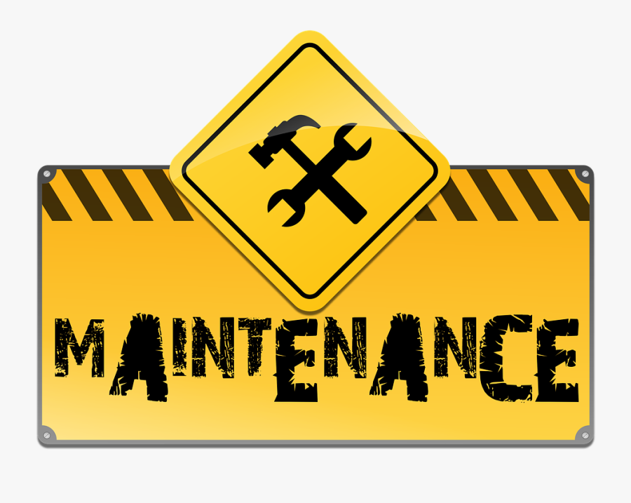Clipart Site En Construction - Maintenance Needed, Transparent Clipart
