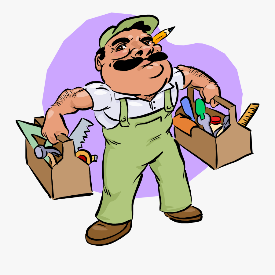 From The Beginning Carolina Repair Has Had One Philosophy, - Maintenance Man Clipart, Transparent Clipart
