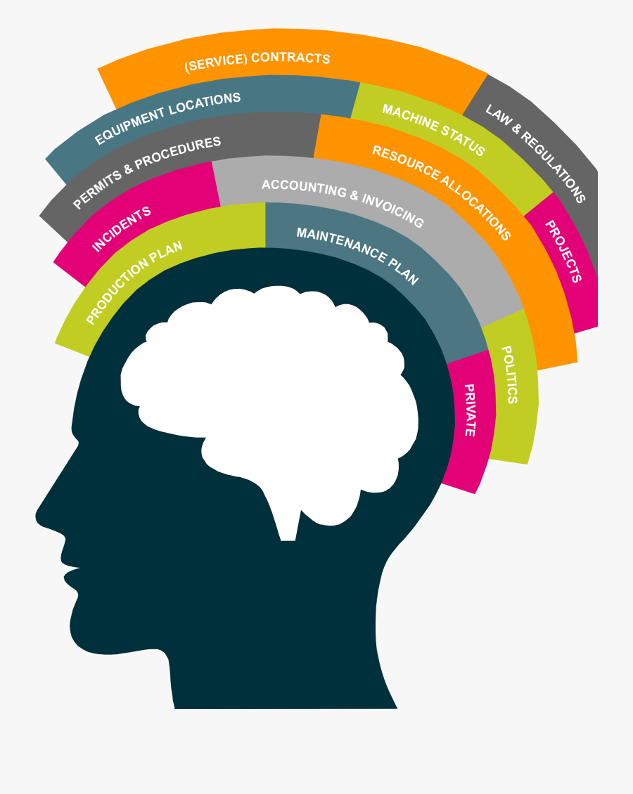 So All Necessities Are Planned Along With The Maintenance - Human With Brain Png, Transparent Clipart