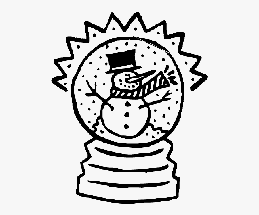 Snowman Snowglobe Page Purple - Servo Spline 25t, Transparent Clipart