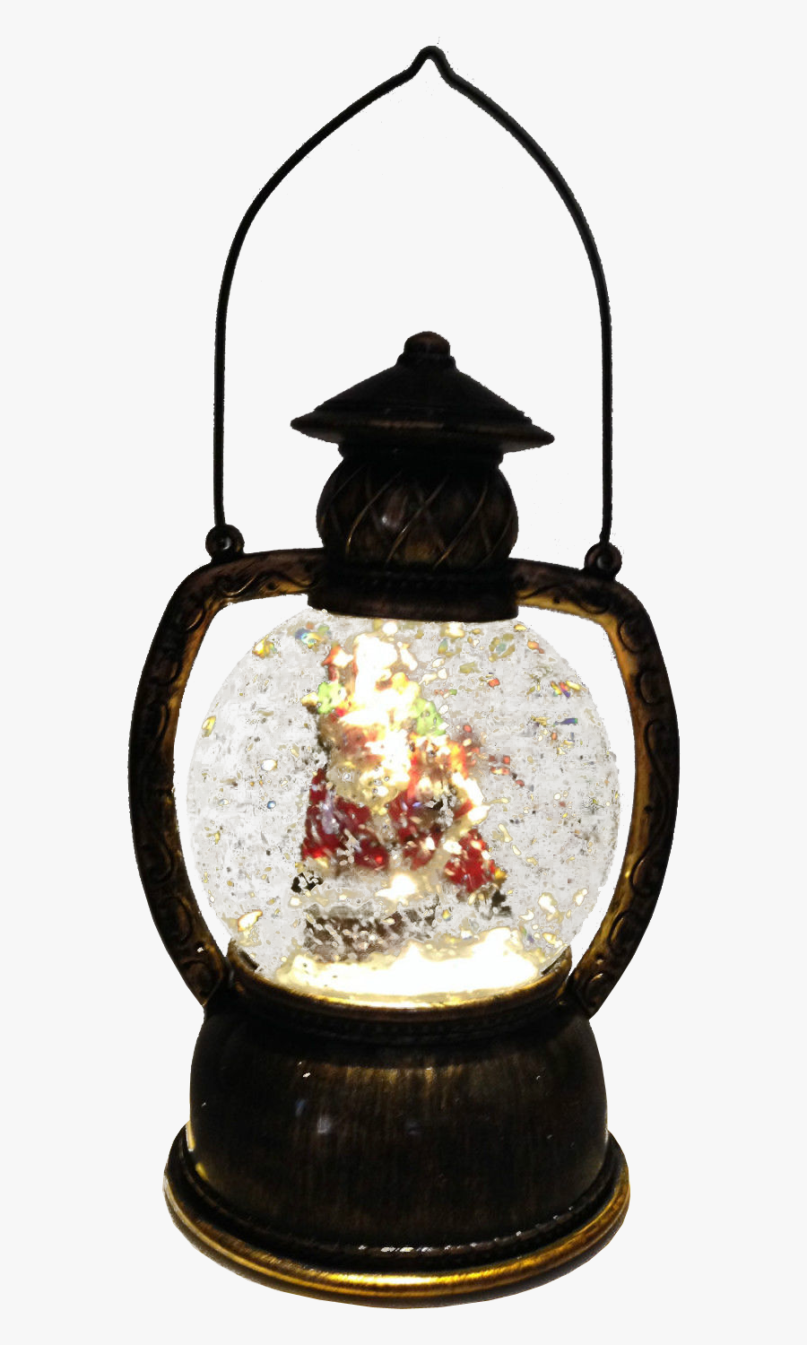 Christmas Lantern Snow Globe - Lantern With No Background, Transparent Clipart
