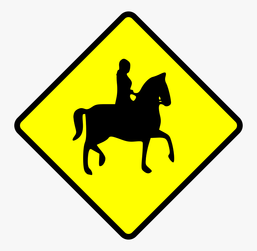Caution Vector - Clipart Best - Horse Caution Sign, Transparent Clipart