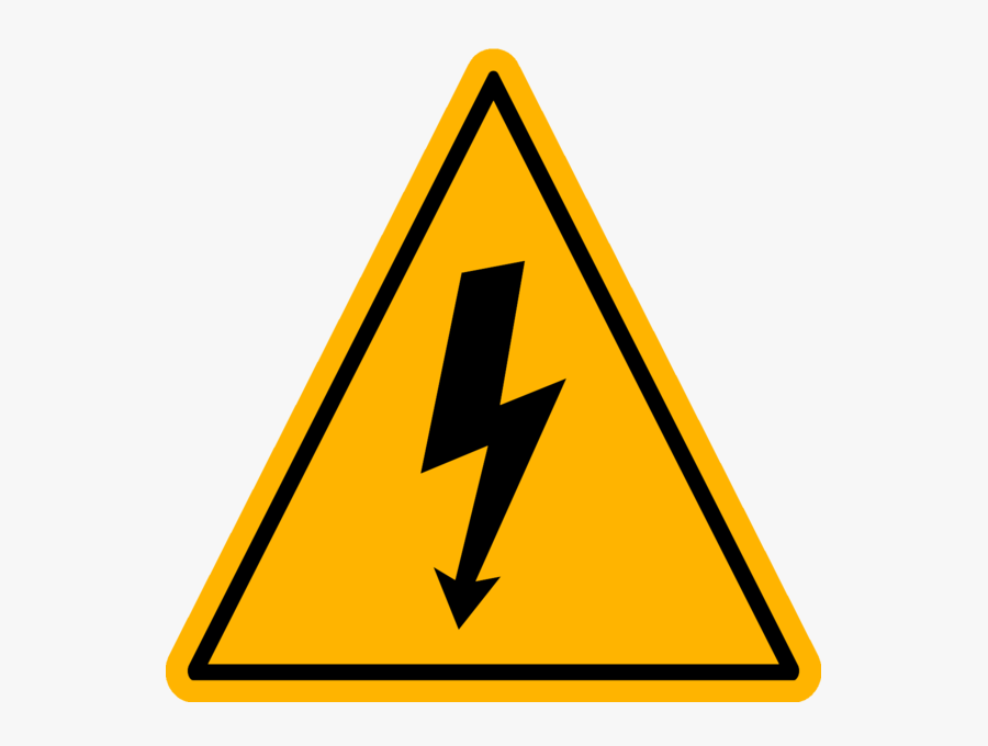 Safety Signs High Voltage, Transparent Clipart