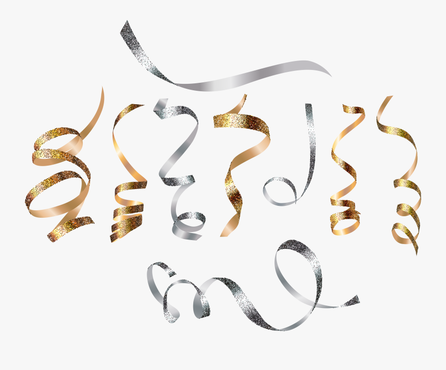 Ribbon Clipart Curly, Transparent Clipart