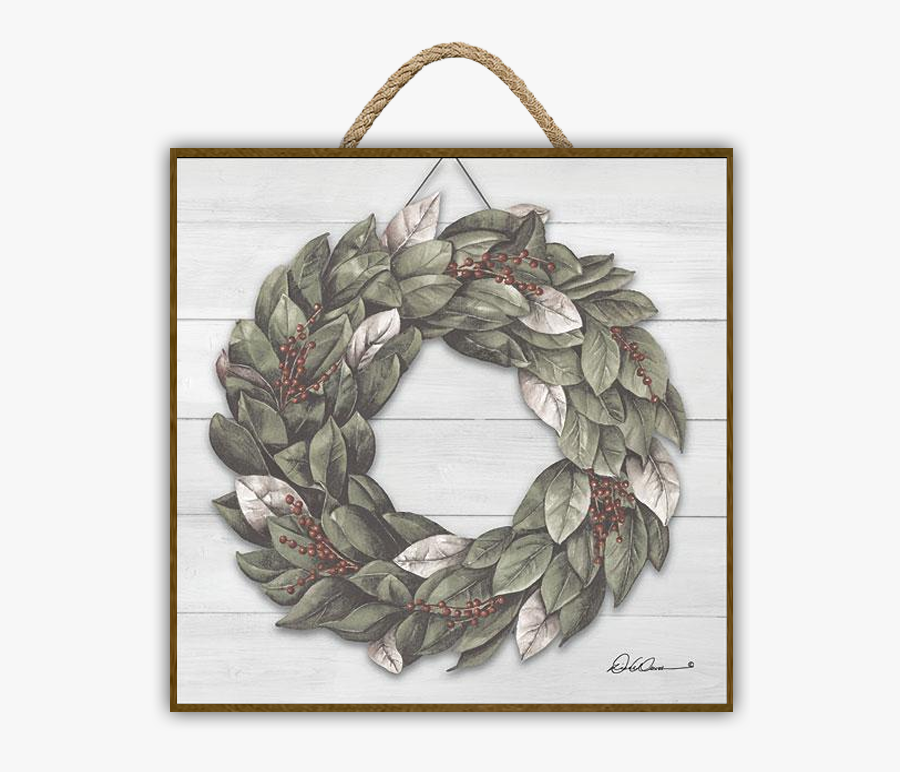 Transparent Leaf Wreath Png - Wreath, Transparent Clipart