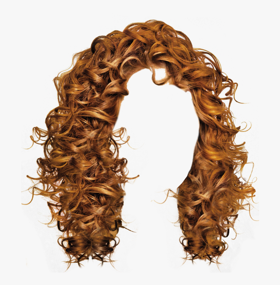 Brown Curly Hair Clipart - Curly Hair Transparent Background, Transparent Clipart