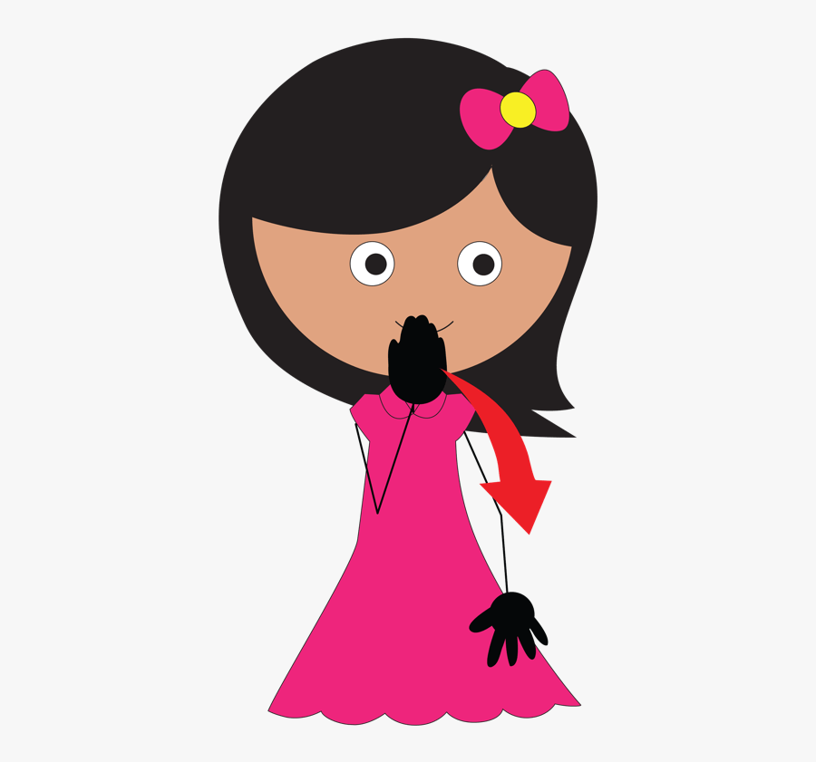 Girl Toilet Social Story, Transparent Clipart