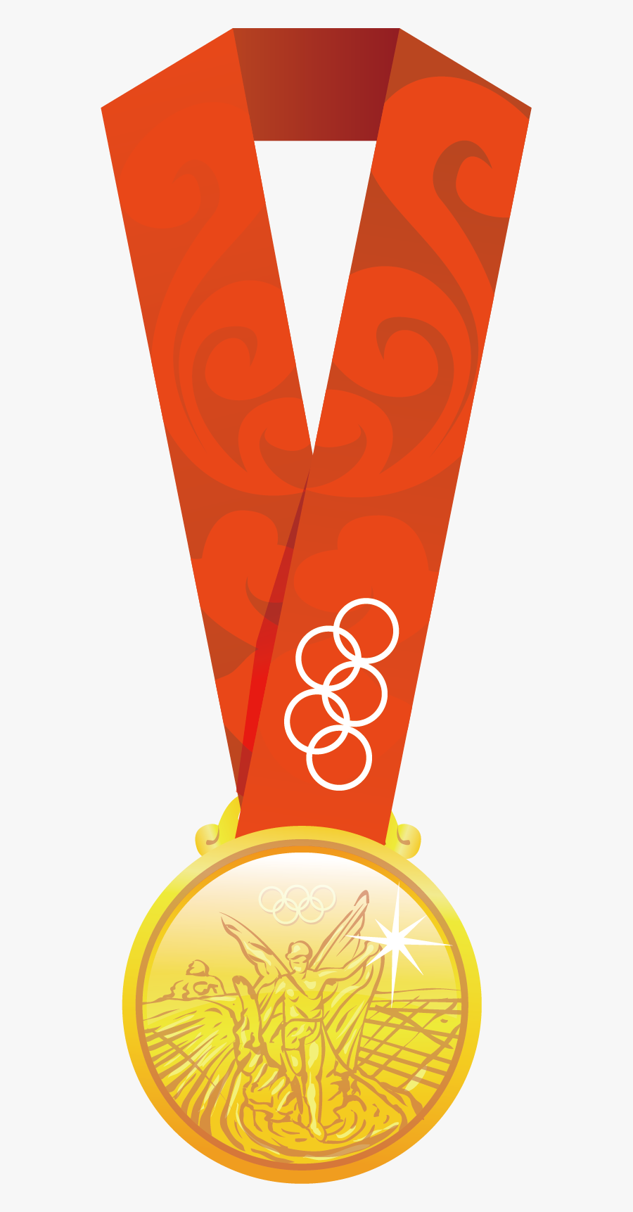 Olympic Gold Medal Png Image, Transparent Clipart
