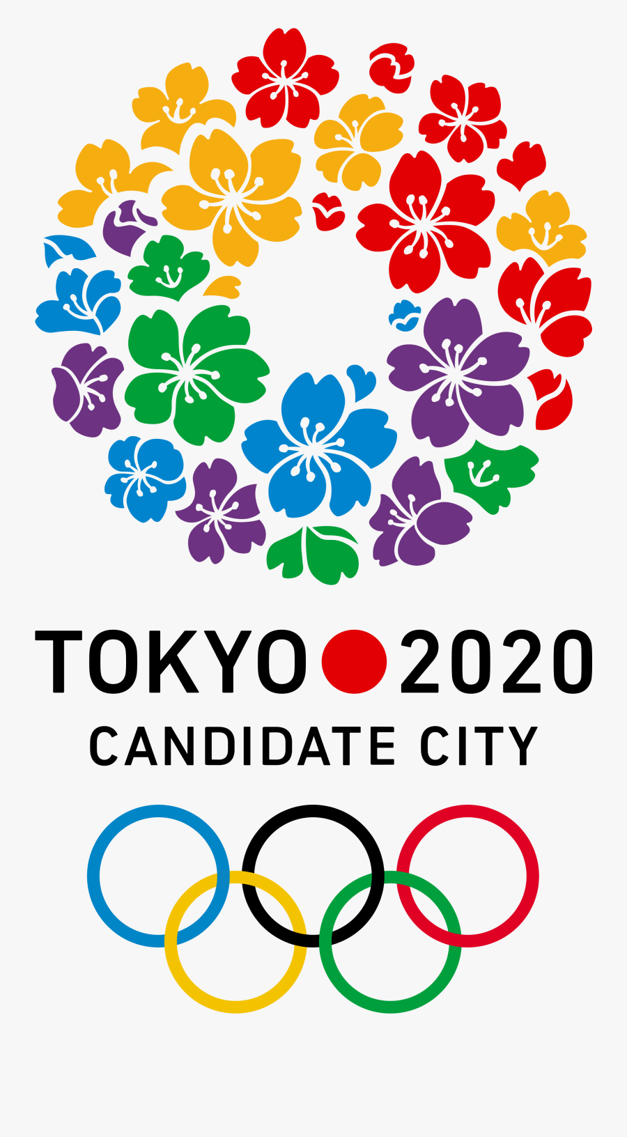 Hit The Road With Me As I Aim For Gold - Japan 2020 Olympics Logo Png, Transparent Clipart
