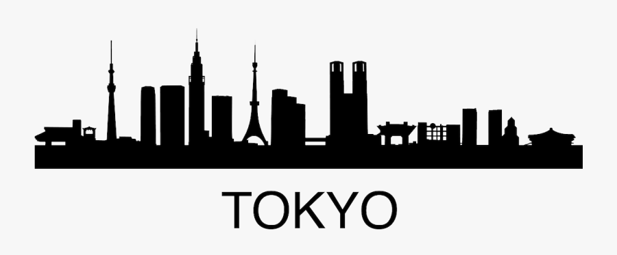 And Summer Olympic Games Tokyo 1964 Of Clipart - Tokyo Skyline Silhouette, Transparent Clipart