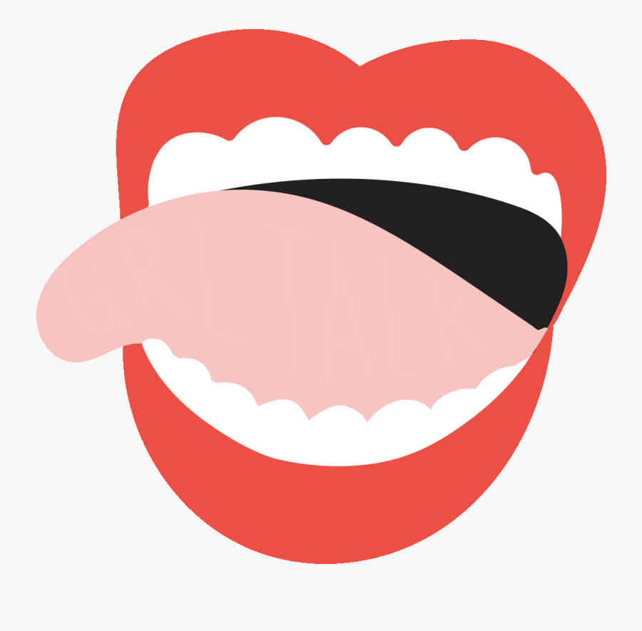 Talking Red Lips Sticker By Badassfemme For Ios Android - Animated Mouth Talking Gif, Transparent Clipart