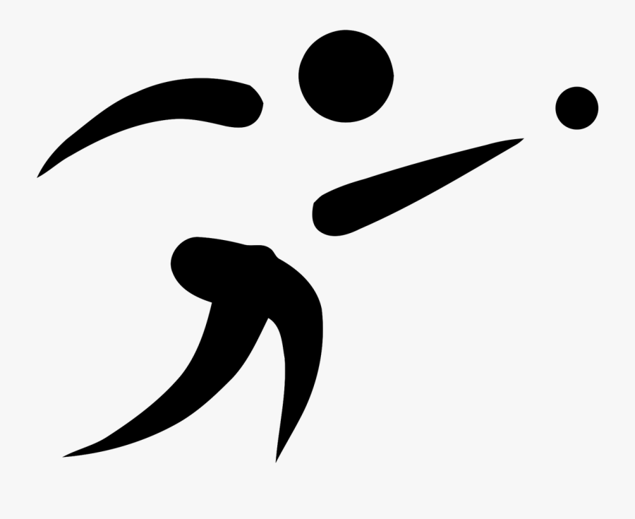 Olympic Pictogram Ballgame - Bowling Clip Art, Transparent Clipart