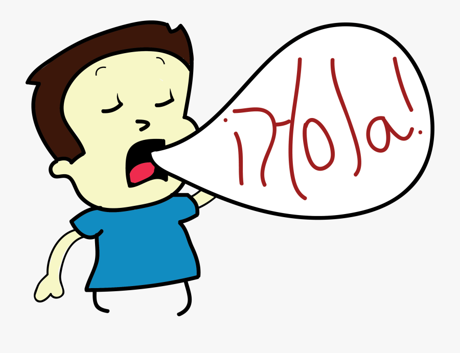 Speak Clipart - Talking In Spanish Clipart, Transparent Clipart