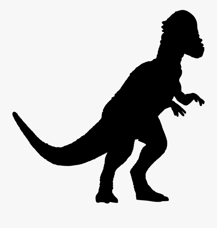 Tyrannosaurus Clip Art Silhouette - Illustration, Transparent Clipart