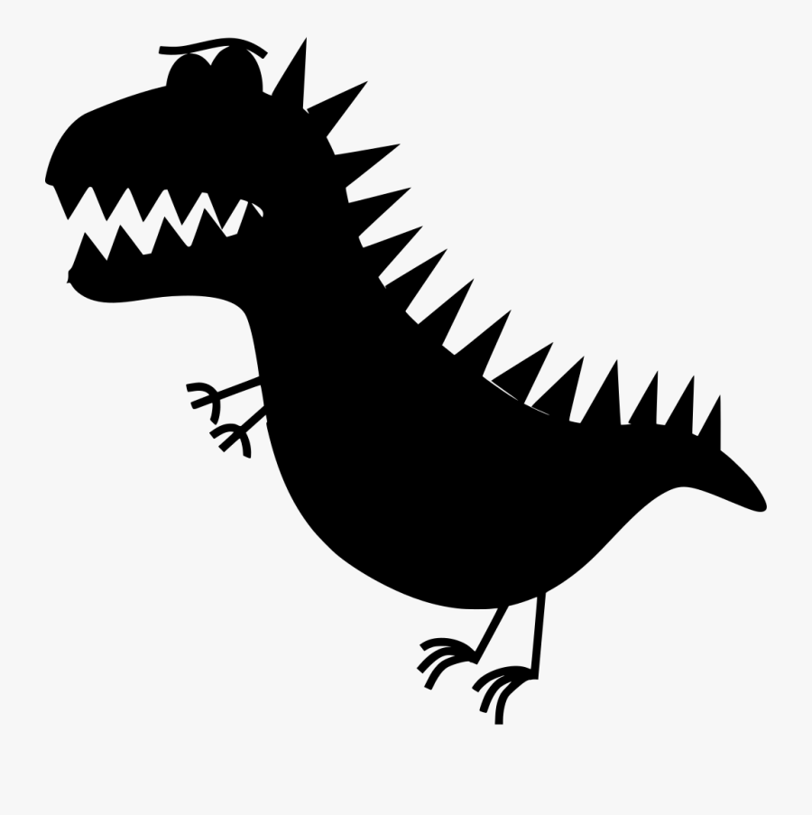 T Rex Cartoon Drawing Easy, Transparent Clipart