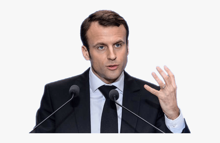 Emmanuel Macron Public Speaking - Steven Blickensderfer, Transparent Clipart