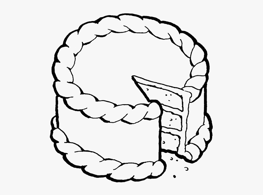 The Cake Slice Coloring Pages Clipart , Png Download - Slice Cake Coloring Pages, Transparent Clipart