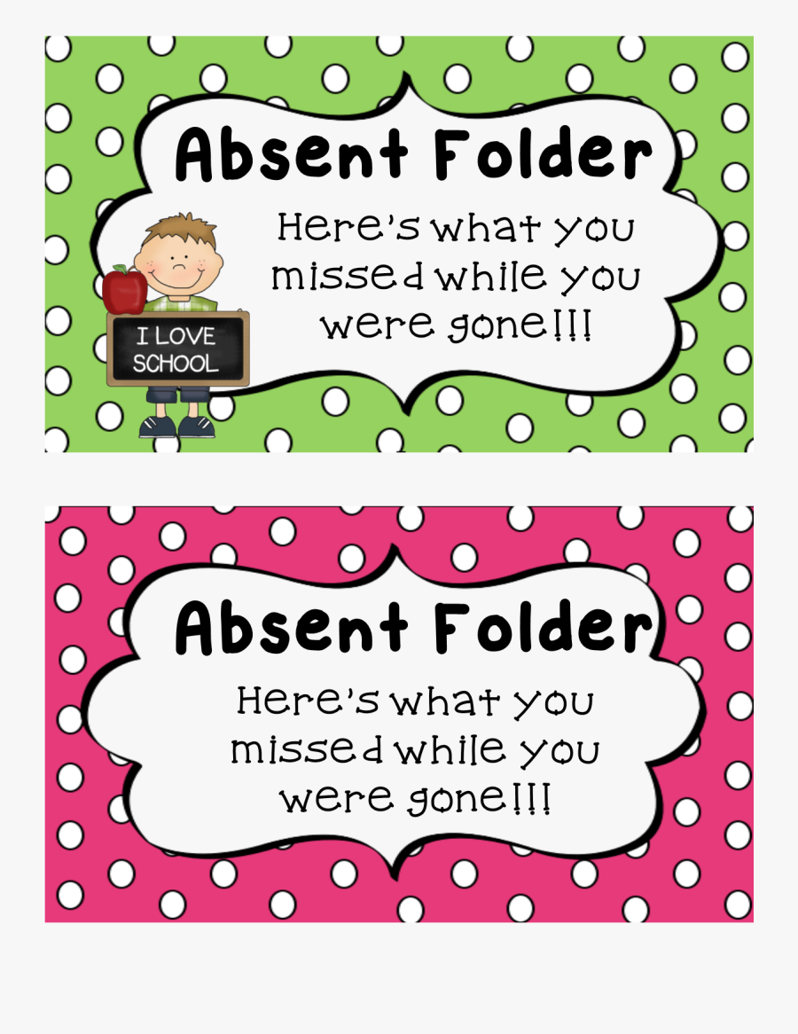 Absent Folder, Transparent Clipart