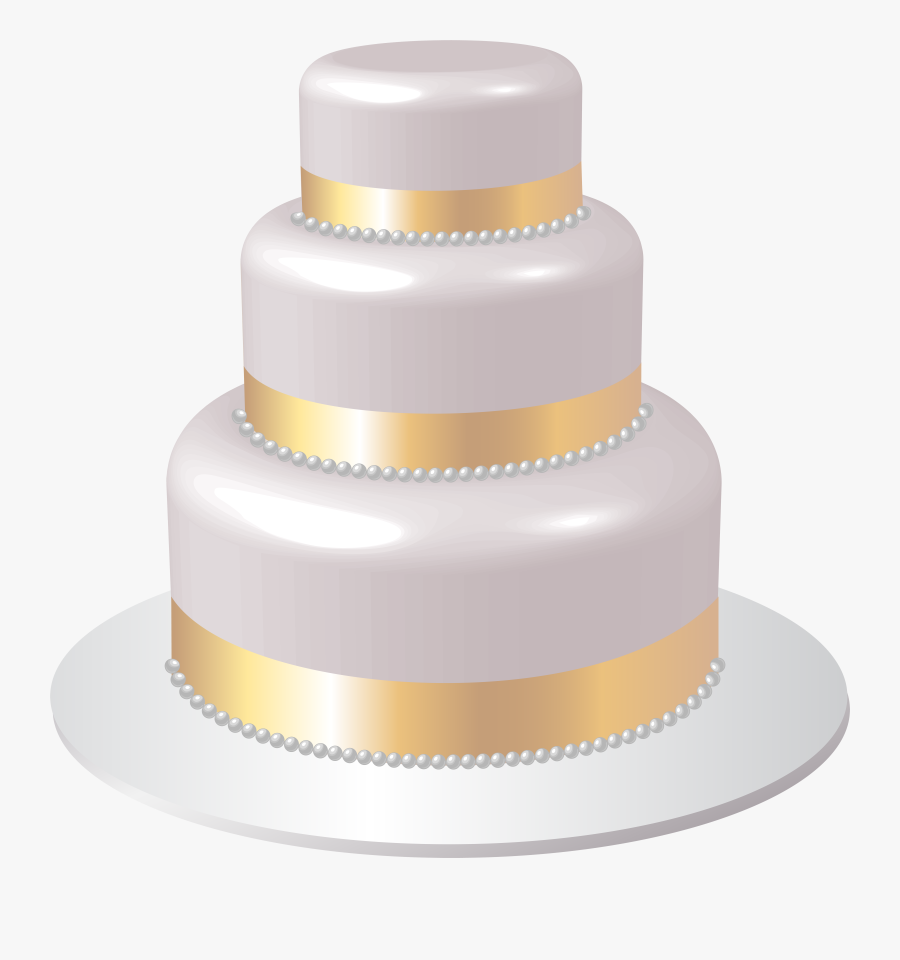 Vector Transparent Wedding Cake Clipart, Transparent Clipart